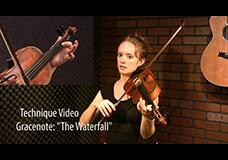 Scottish Grace Note Tutorial – “The Waterfall”